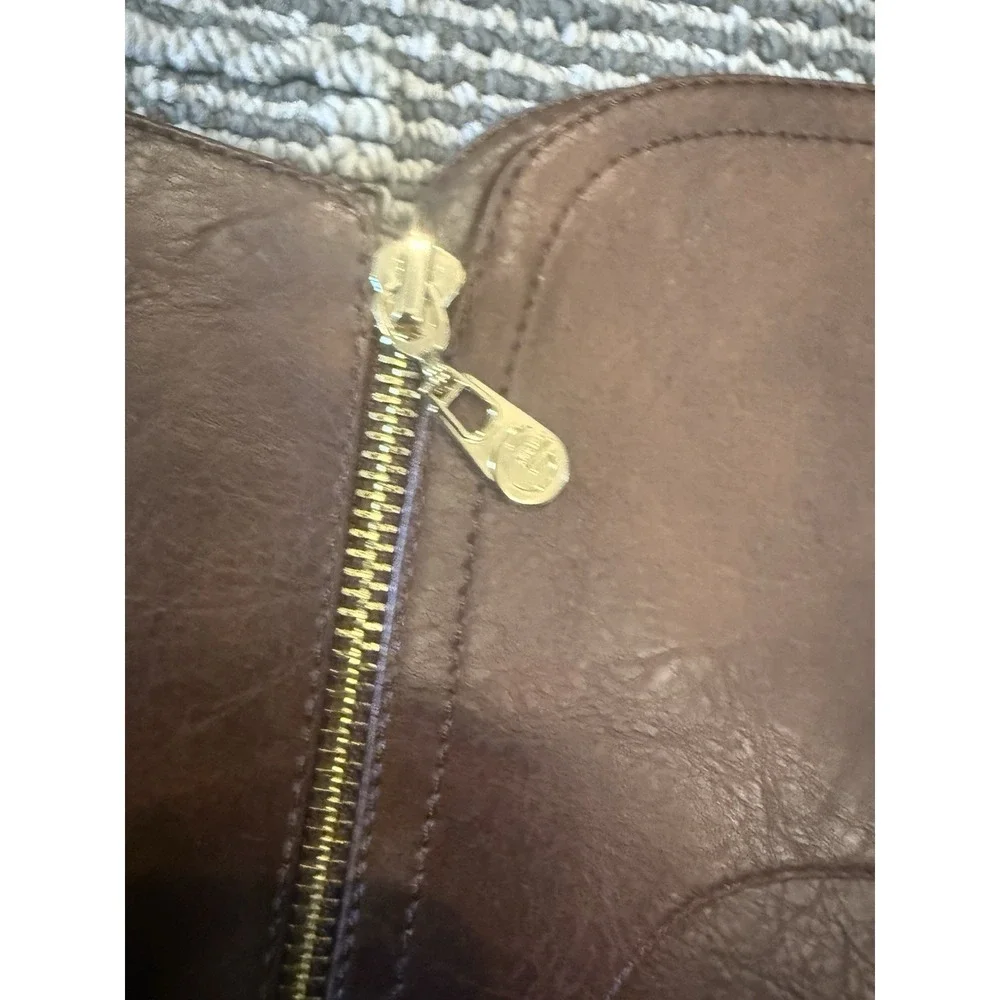 G BY GUESS WOMEN'S‎  DARK BROWN RIDING BOOTS SHOES Size 7